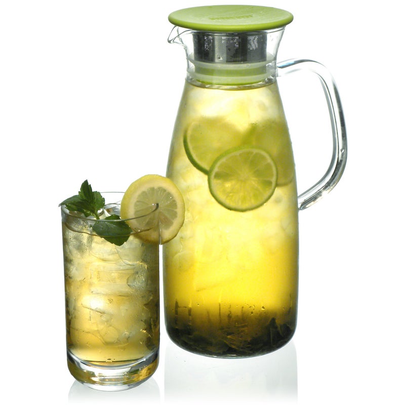 FORLIFE Mist Glass Ice Tea Jug , 50-Ounce, Lime - Image 3
